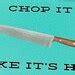 Chop It Like It S Hot Cutting Board Funny Kitchen Housewarming Gift Dishwasher Safe Etsy