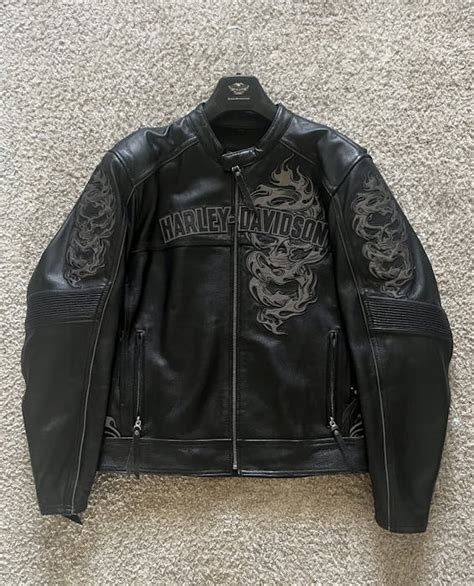 Harley Davidson ⚫️ Rare Harley Davidson Elemental 360 Reflective Jacket ...