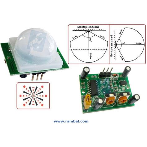 Sensor De Movimiento Pir Detector Objetos Infrarrojo