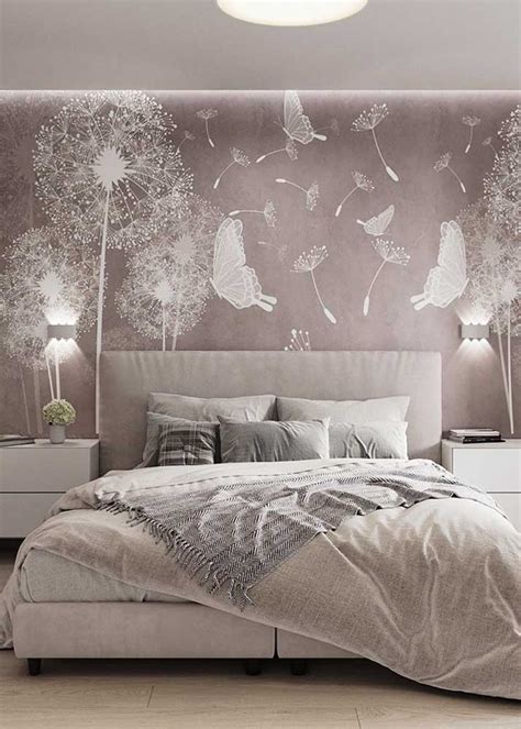 Papel De Parede Para Quarto Feminino - Papel de Parede para Quarto Feminino: 50 Fotos Dicas para Decorar ...