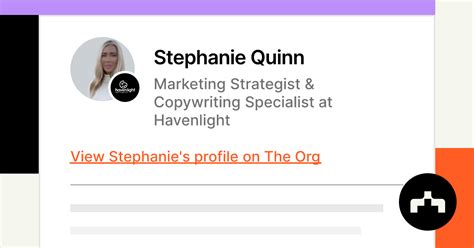 Stephanie Quinn Marketing Strategist And Copywriting Specialist At