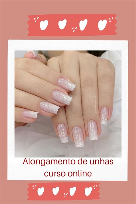 Alongamento De Unhas Em Gel Gel Nails Nude Nails Red Nails