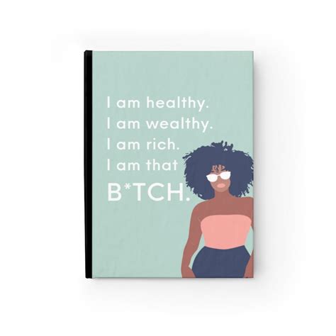 I Am Healthy I Am Wealthy I Am Rich Manifestation Journal Etsy