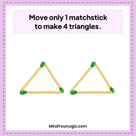 Matchstick Puzzles With Answers To Improve Your Brain Mindyourlogic