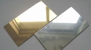 Полистирол зеркальный 1.5х1220х2440 золото AULEN