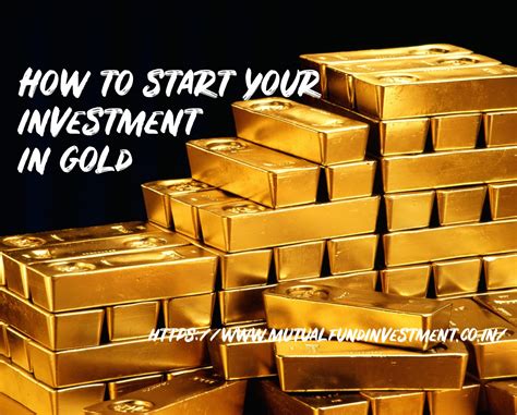 How to start your investment in gold - Mutual Fund Investment