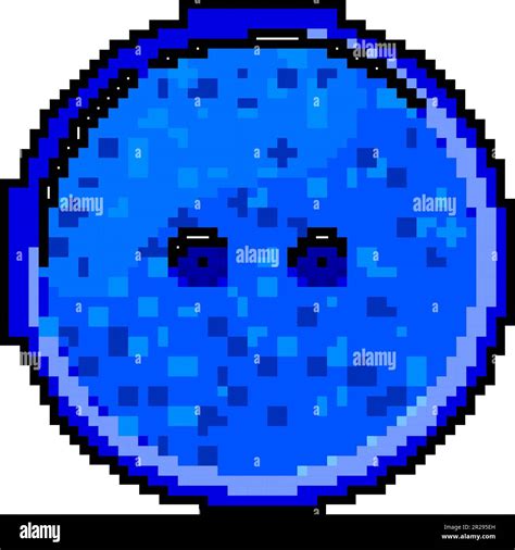 Textile Sewing Button Game Pixel Art Vector Illustration Stock Vector