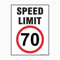 SPEED LIMIT 70 SIGN - Road Safety Signs in Australia – Get signs