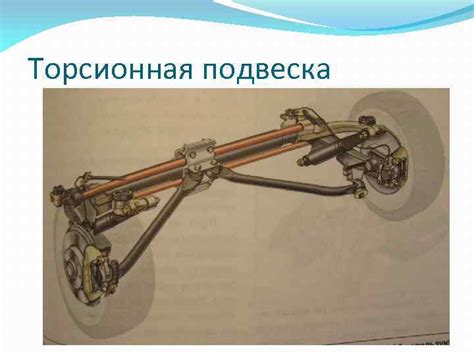 Торсионная подвеска передняя и задняя, принцип работы, устройство и ...