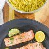 Simple Seared Salmon And Naked Pasta Dash Of Jazz