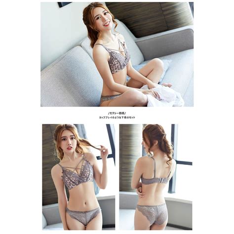 Jual Lingerie Sexy Bra Set Renda Cantik Tanpa Kawat Bra Shopee Indonesia