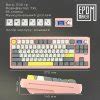 Epomaker Shadow S Tkl Rgb Mechanical Wisteria Linear Switch Hot Swap Shs P Wl Pink