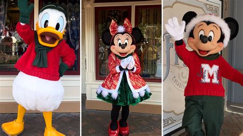 Mickey Minnie And Friends Appear In 2022 Holiday Outfits At