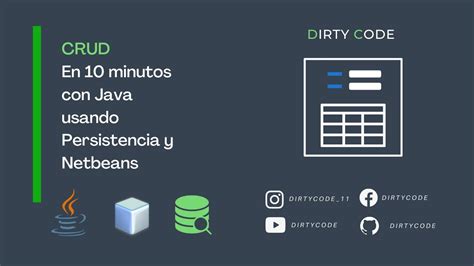 Cómo hacer un CRUD en Java en 10 min YouTube