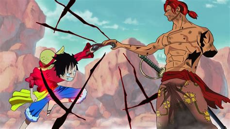 Shanks K Mpft Gegen Ruffy Der Kampf Um Den Strohhut One Piece