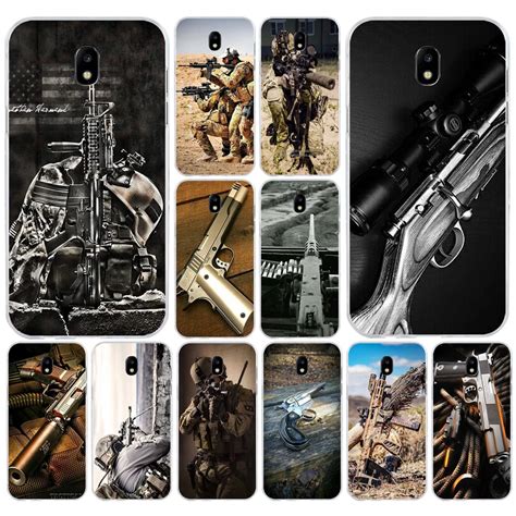 160h Army Sniper Rifle Pistol Bullet Soft Silicone Tpu Cover Phone Case