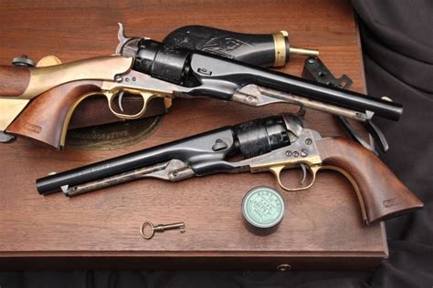 Colt 2nd Gen 1860 Army Pair Cased Us Cavalry Commemorative With