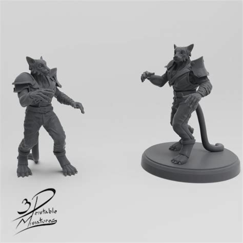 Download Tabaxi Monk Da 3d Printable Miniatures