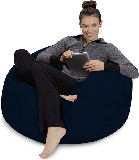 Sofa Sack Plush Ultra Soft Bean Bag Chair Memory Foam Bean Bag Chair With Microsuede Cover