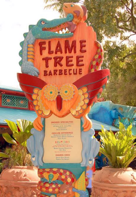 Food allergy review of Disney Flame Tree BBQ in Animal Kingdom