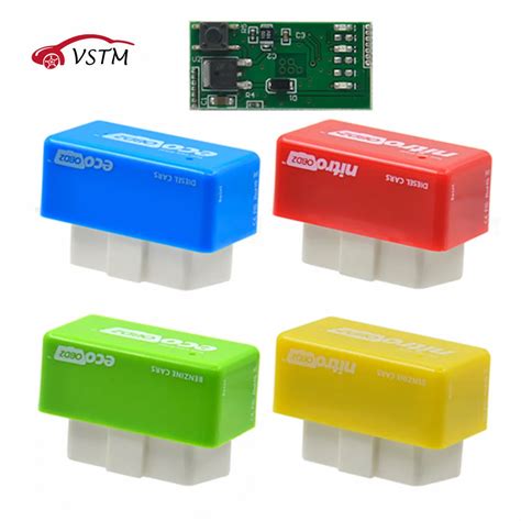 Green EcoOBD2 Economy Chip Tuning Box OBD Car Fuel Saver Eco OBD2 for ...
