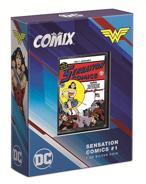 Dc Sensation Comics Wonder Woman Comix Oz Silver Proof Coin