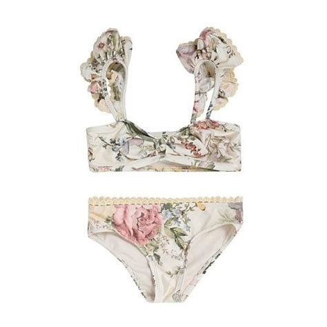 Waverly Trim Frill Bikini 2 6 Waverly 饰边荷叶边比基尼 2 6岁 55 20 超值好货
