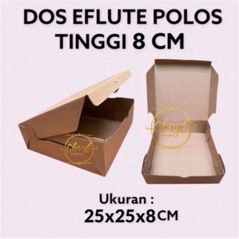 Jual Dos Dus Kue Eflute Polos Uk X X Cm Kardus Box Kotak