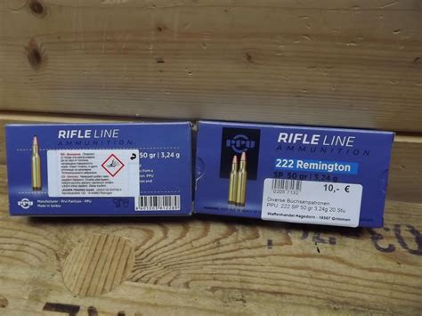 Diverse - PPU .222 SP 50 gr 3,24g 20 Stü | Waffenhandel Hagedorn ...