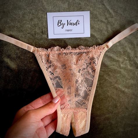 Sexy Crotchless Panties Lingerie With Access Crotchless Nude Open Panties Sheer Nude Panties
