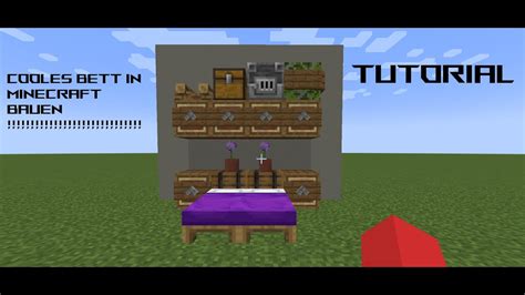 So baust du ein schönes Bett in Minecraft Tutorial YouTube