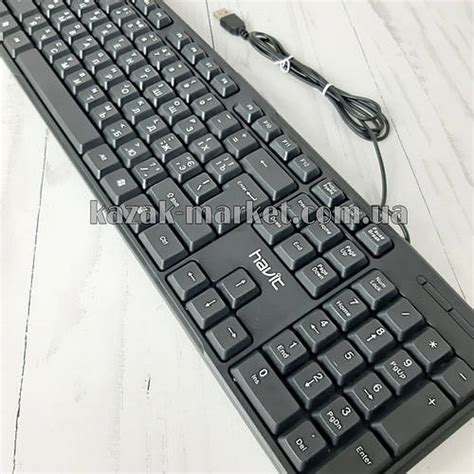 Купити Дротова клавіатура USB Havit HV-KB430 / клавіатура для комп ...