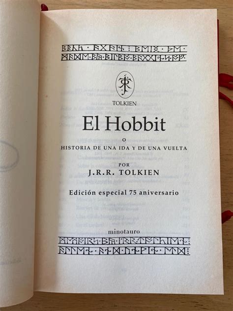 El Hobbit Edición Limitada 75º Aniversario by Tolkien Muy bien