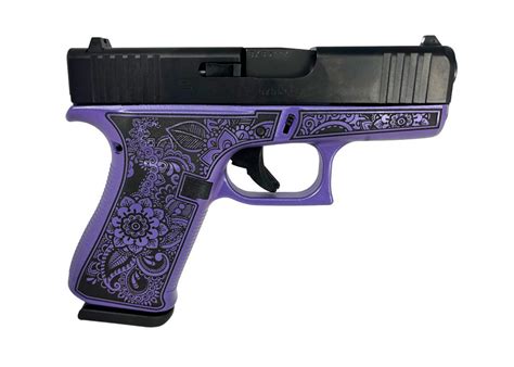 Glock 43x Purple Pearl Mandala 9mm Pistol Glpx4350201mdlpp