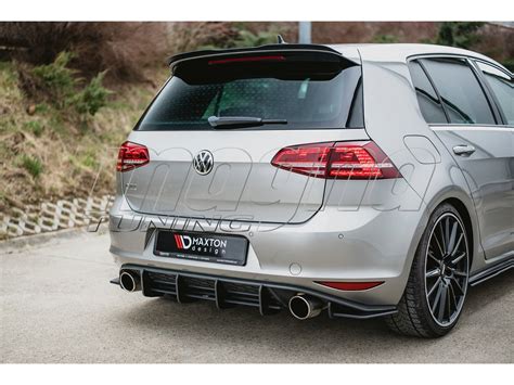 VW Golf 7 GTI GTD M Style Rear Bumper Extension