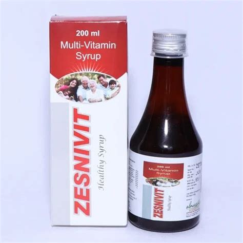 Zesnivit Syp Multi Vitamin Syrup Bottle Size 200 Ml At Rs 95piece In