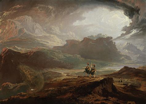 Macbeth At The Battle Of Dunsinane Painting By John Martin