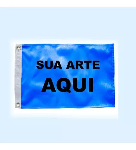 Bandeira Personalizada Cm X Cm Face Nica Ilh S Parcelamento