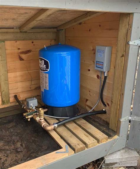 how to install a pressure tank