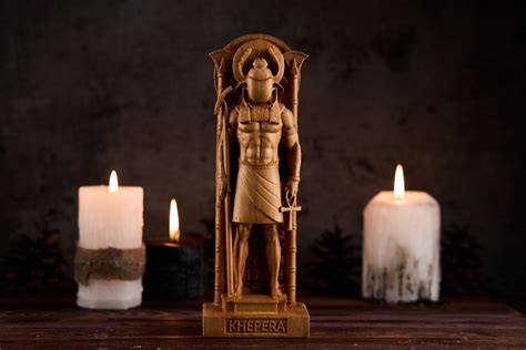 Khepera Egyptian God Khepera Statue Ancient Egypt Gods - Etsy