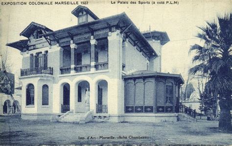 Marseille Expo Coloniale 1922 Le Palais des Sporis a cote à