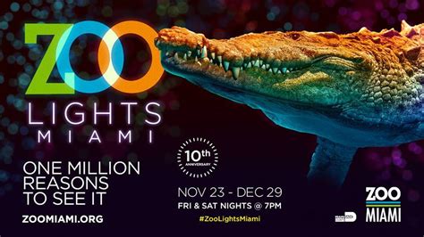 Zoo Lights Miami: 10th Anniversary, Miami FL - Dec 28, 2018 - 7:00 PM