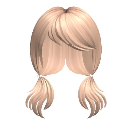 Blonde Scene Bow D Pigtails Roblox