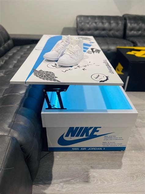 Nike Sneaker Table Custom Big Cartel In Shoe Box Storage