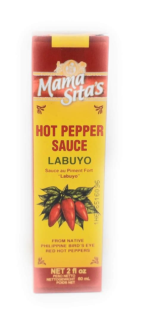 Amazon Mama Sita S Pure Labuyo Red Hot Pepper Sauce 2 Fl Oz 1 Pack Gourmet Sauces
