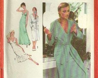 Sew Lovely G S Misses Toga Gown With Bikini Pattern Lengths Nightgown Womens Vintage