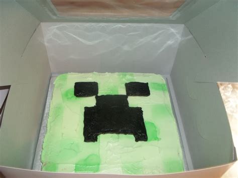 Minecraft Creeper Cake Creeper Cake Minecraft Food Minecraft