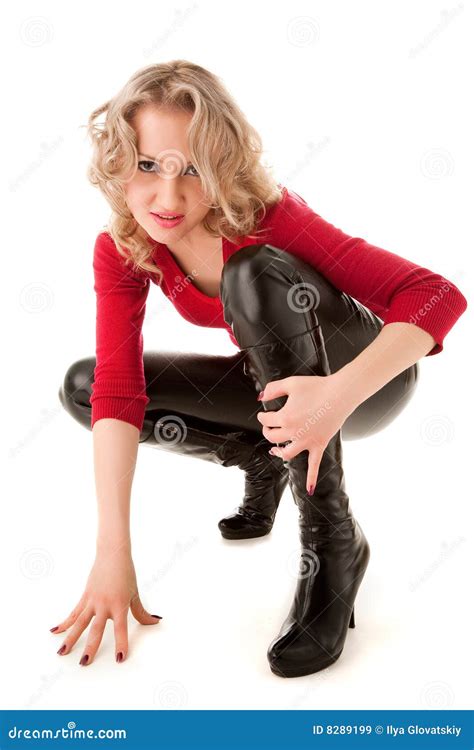 Reizvolle Blonde Frau Stockbild Bild Von Sch N Sinnlichkeit