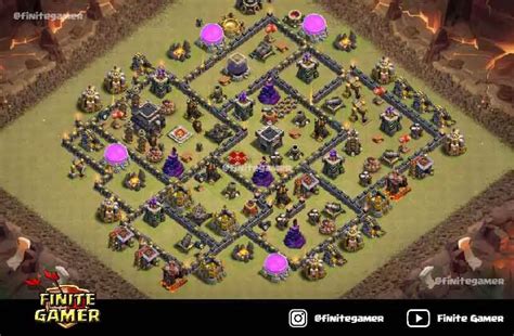 15 Best Town Hall 9 War Base Link 2023 Th9 Cwl Base Finite Gamer