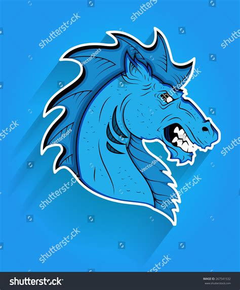 Angry Horse Mascot Face Expression Stock Vector Royalty Free